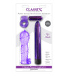 CLASSIX - KIT POUR COUPLES AVEC ANNEAU, GAINE ET BALLES VIOLES