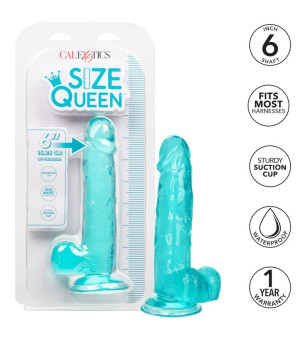 CALEXOTICS - GODE TAILLE REINE BLEU 15.3 CM