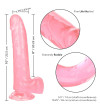 CALEXOTICS - GODE REINE TAILLE ROSE 20.3 CM