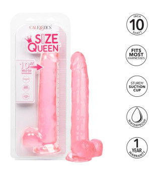 CALEXOTICS - GODE REINE TAILLE ROSE 25.5 CM