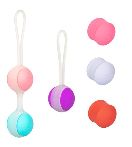 CALEXOTICS - ELLE-OLOGIE ENSEMBLE BOLAS KEGEL INTERCAMBIABLES