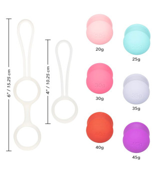 CALEXOTICS - ELLE-OLOGIE ENSEMBLE BOLAS KEGEL INTERCAMBIABLES