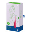 SATISFYER - VIBRATEUR TWIRLING FUN TIP ROUGE