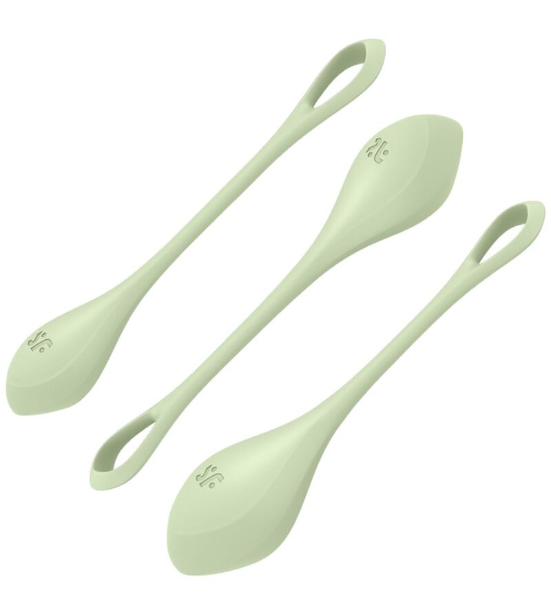 SATISFYER - ENSEMBLE ENTRAÎNEMENT YONI POWER 2 VERT