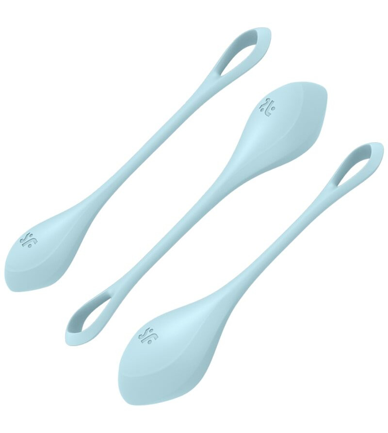 SATISFYER - ENSEMBLE ENTRAÎNEMENT YONI POWER 2 BLEU