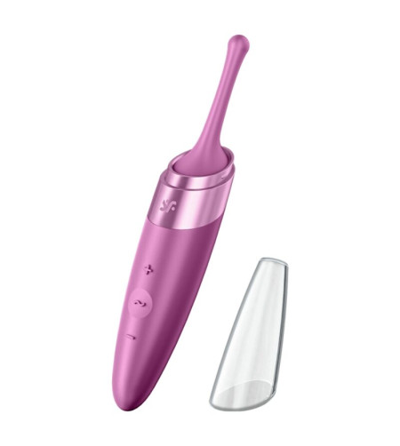 SATISFYER - VIBRATEUR  POINTE DE CLIT TWIRLING DELIGHT VIOLET