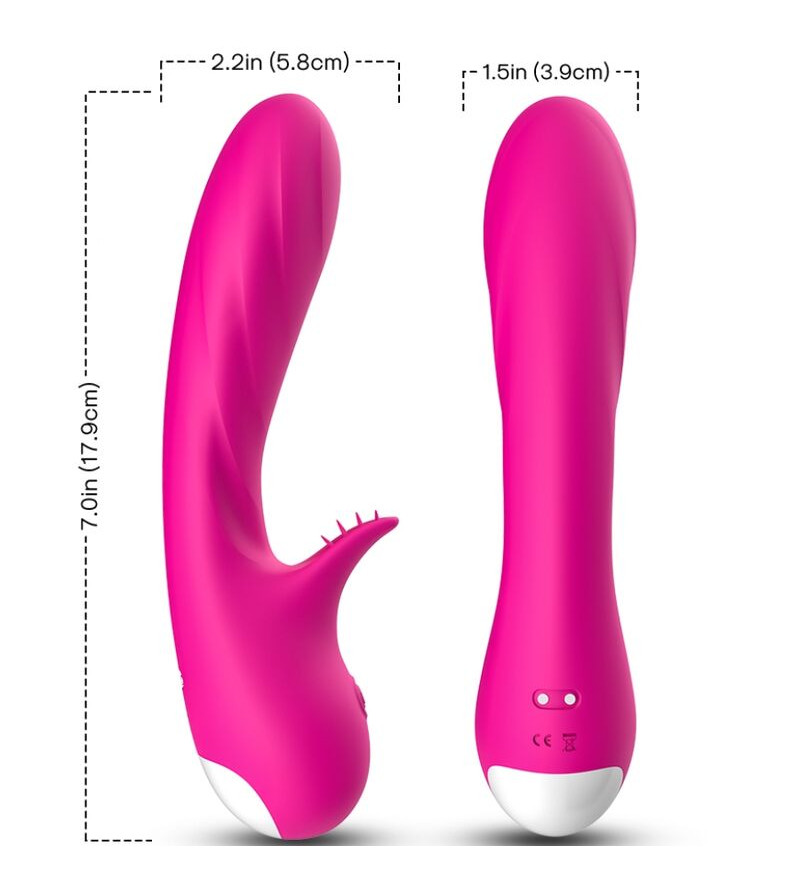 ARMONY - VIBRATEUR ROMANCE AVEC STIMULATEUR FUCHSIA