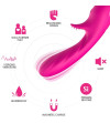 ARMONY - VIBRATEUR ROMANCE AVEC STIMULATEUR FUCHSIA