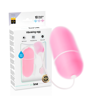 ONLINE - OEUF VIBRANT ROSE IMPERMÉABLE