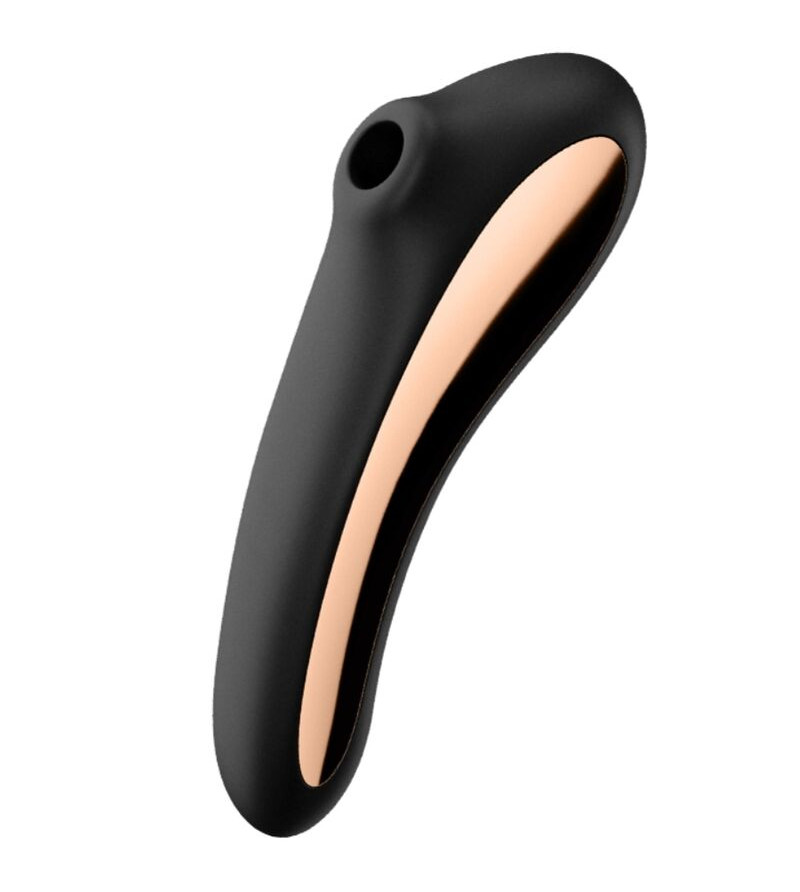 SATISFYER - VIBRATEUR DUAL KISS AIR PULSE NOIR