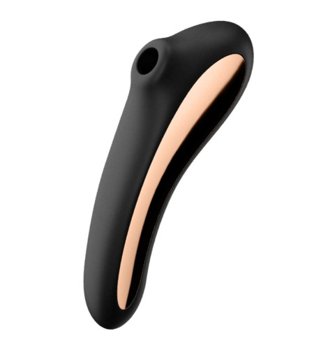 SATISFYER - VIBRATEUR DUAL KISS AIR PULSE NOIR