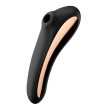 SATISFYER - VIBRATEUR DUAL KISS AIR PULSE NOIR