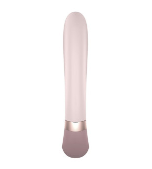 SATISFYER - APPLICATION HEAT WAVE VIBRATEUR BLANC