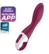 SATISFYER - VIBRATEUR POUR POINT G  THRILL CHAUFFANT