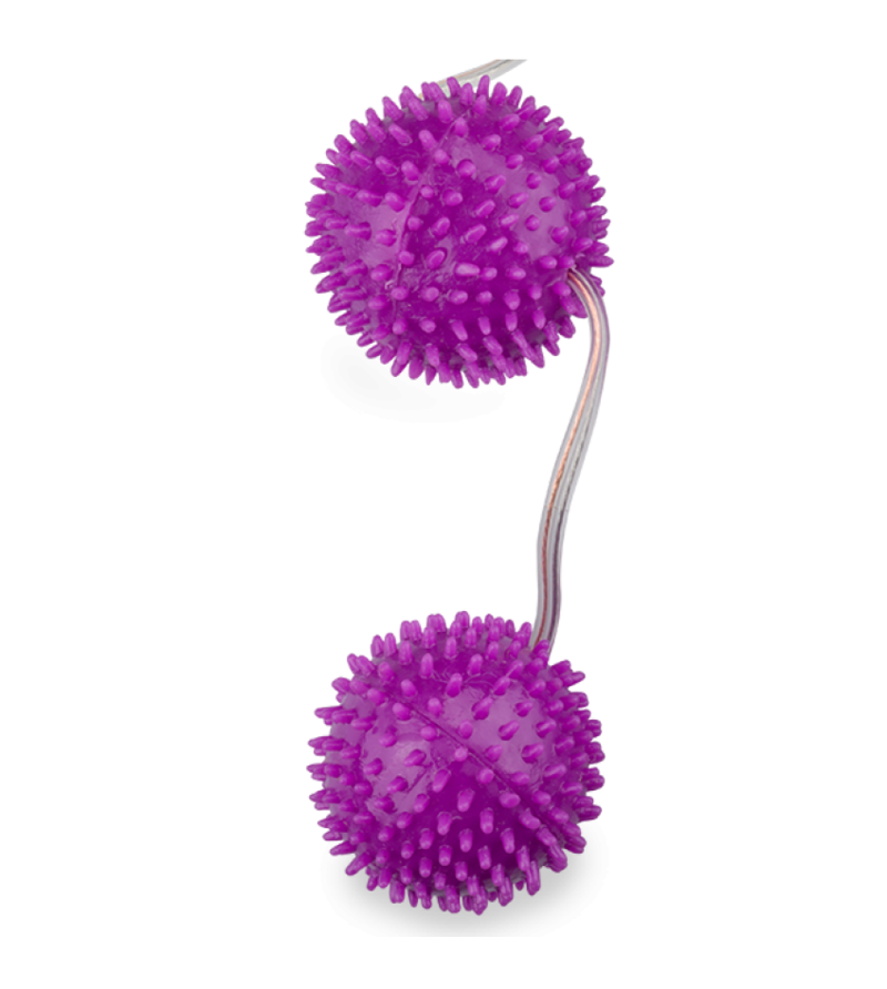 BAILE - BALLES TEXTURÉES VIOLET PROFONDEMENT PLAISIR 3.60 CM