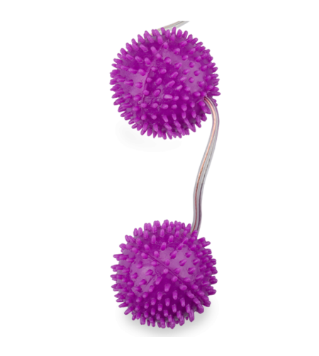 BAILE - BALLES TEXTURÉES VIOLET PROFONDEMENT PLAISIR 3.60 CM