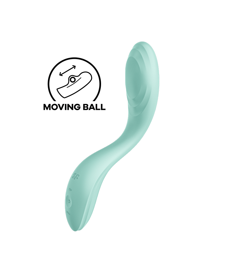 SATISFYER - VIBRATEUR SPOT G RRROLLING PLEASURE BLANC