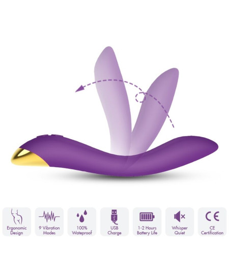 ARMONY - VIBRATEUR FLAMINGO MULTIPOSITION VIOLET