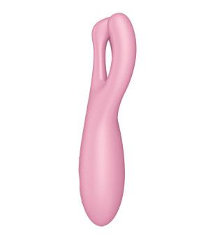SATISFYER - APPLICATION VIBRATEUR THREESOME 4 BLEU