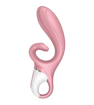 SATISFYER - APPLICATION VIBRATEUR HUG ME RABBIT BLEU