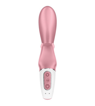 SATISFYER - APPLICATION VIBRATEUR HUG ME RABBIT BLEU