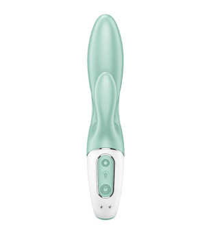 SATISFYER - AIR PUMP BUNNY 5+ APPLICATION GONFLABLE LAPIN VIBRATEUR VERT