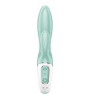 SATISFYER - AIR PUMP BUNNY 5+ APPLICATION GONFLABLE LAPIN VIBRATEUR VERT