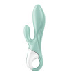 SATISFYER - AIR PUMP BUNNY 5+ APPLICATION GONFLABLE LAPIN VIBRATEUR VERT