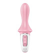 SATISFYER - AIR PUMP BOOTY 5+ VIBRATEUR ANAL GONFLABLE ROSE