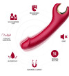 ARMONY - VIBRATEUR  ROTATEUR PRINCE DILDO ROUGE