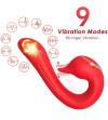 ARMONY - VIBRATEUR DELFIN MULTIPOSITION  EFFET CHALEUR ROUGE