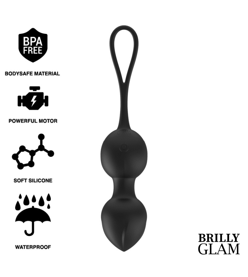 BRILLY GLAM - PERLES DE KEGEL VIBRANTES TÉLÉCOMMANDE