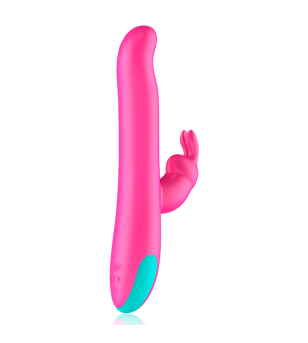 HAPPY LOKY - PLUTO LAPIN VIBRATEUR ET ROTATEUR WATCHME TECHNOLOGIE SANS FIL COMPATIBLE