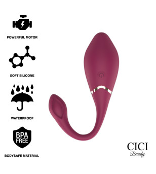 CICI BEAUTY - PREMIUM SILICONE EGG VIBRATEUR TÉLÉCOMMANDE