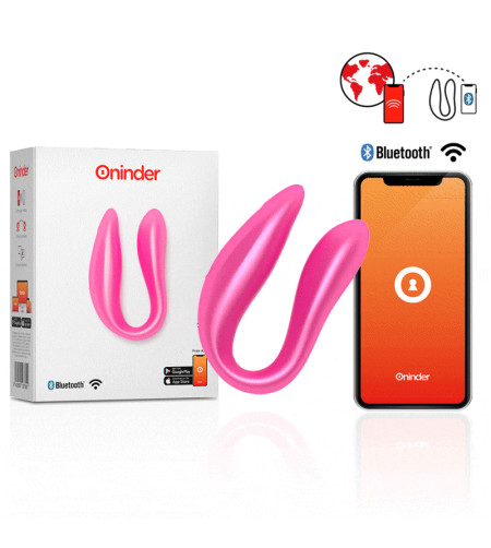 ONINDER - LISBOA G-SPOT  CLITORAL STIMULATEUR NOIR - APPLICATION GRATUITE