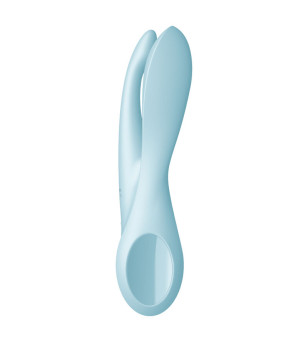 SATISFYER - VIBRATEUR THREESOME 1 ROSE