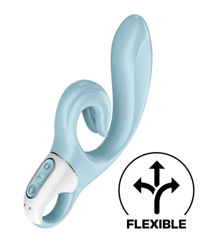 SATISFYER - LOVE ME RABBIT VIBRATION BLEU