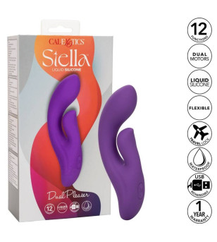 CALEXOTICS - STELLA DUAL PLEASER VIOLET