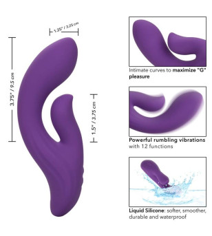 CALEXOTICS - STELLA DUAL PLEASER VIOLET