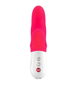FUN FACTORY - MISS BI DUAL VIBRATEUR ROSE BLANC