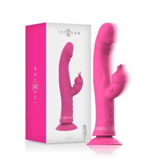 INTENSE - VIBRATEUR JULIO RABBIT SILICONE ROSE