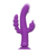 INTENSE - VIBRATEUR EN SILICONE CASANOVA RABBIT TRIPLE MOTEUR VIOLET