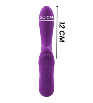 INTENSE - VIBRATEUR FLEXIBLE HARRY AVEC LANGUE VIOLET