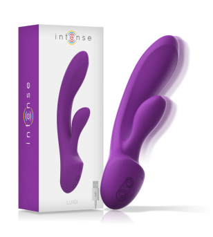 INTENSE - LUIGI RABBIT VIBRATEUR LIQUIDE SILICONE VIOLET