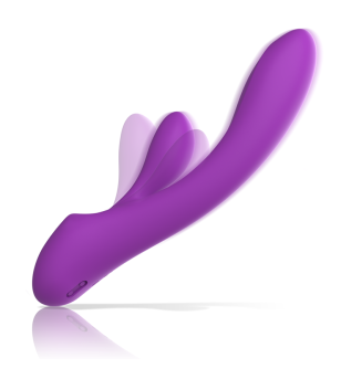 INTENSE - LUIGI RABBIT VIBRATEUR LIQUIDE SILICONE VIOLET