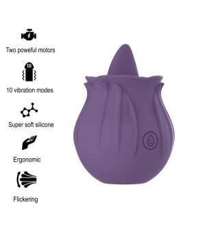 INTENSE - VIOLET CL TORIS STIMULATEUR 10 VIBRATIONS LILAS