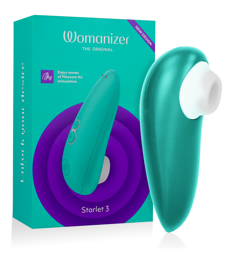 WOMANIZER - STIMULATEUR CLITORAL STARLET 3 TURQUOISE