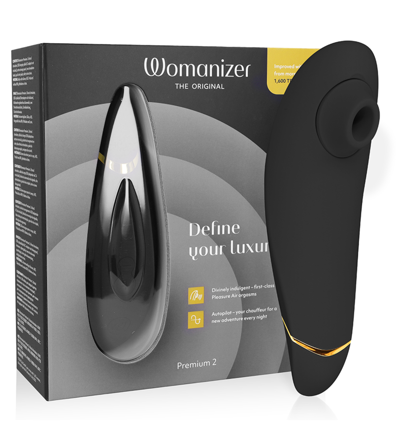 WOMANIZER - STIMULATEUR CLITORAL PREMIUM 2 NOIR
