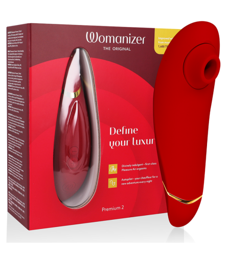 WOMANIZER - STIMULATEUR CLITORAL PREMIUM 2 BORDEAUX