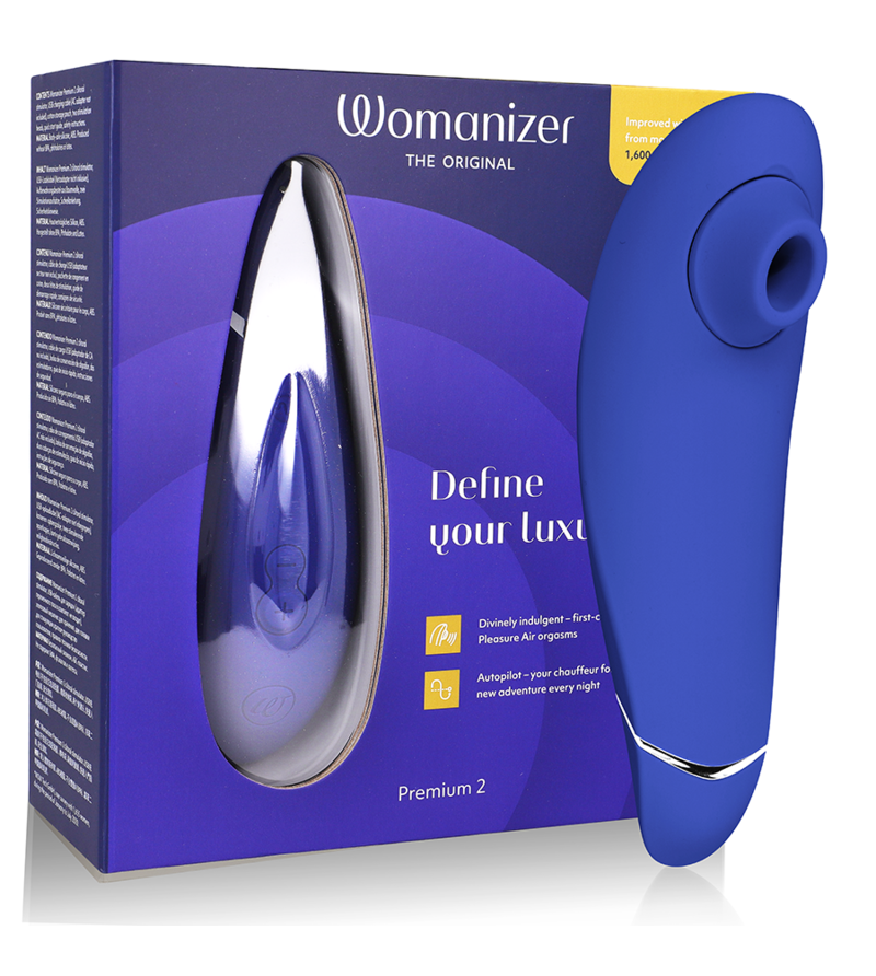 WOMANIZER - STIMULATEUR CLITORAL PREMIUM 2 BLUEBERRY